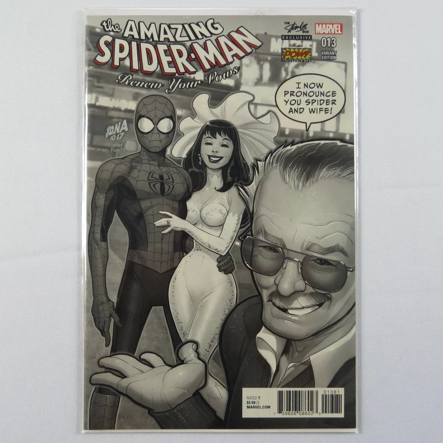 The Amazing Spider-Man Renew Your Vows #13 Stan Lee Box B/W