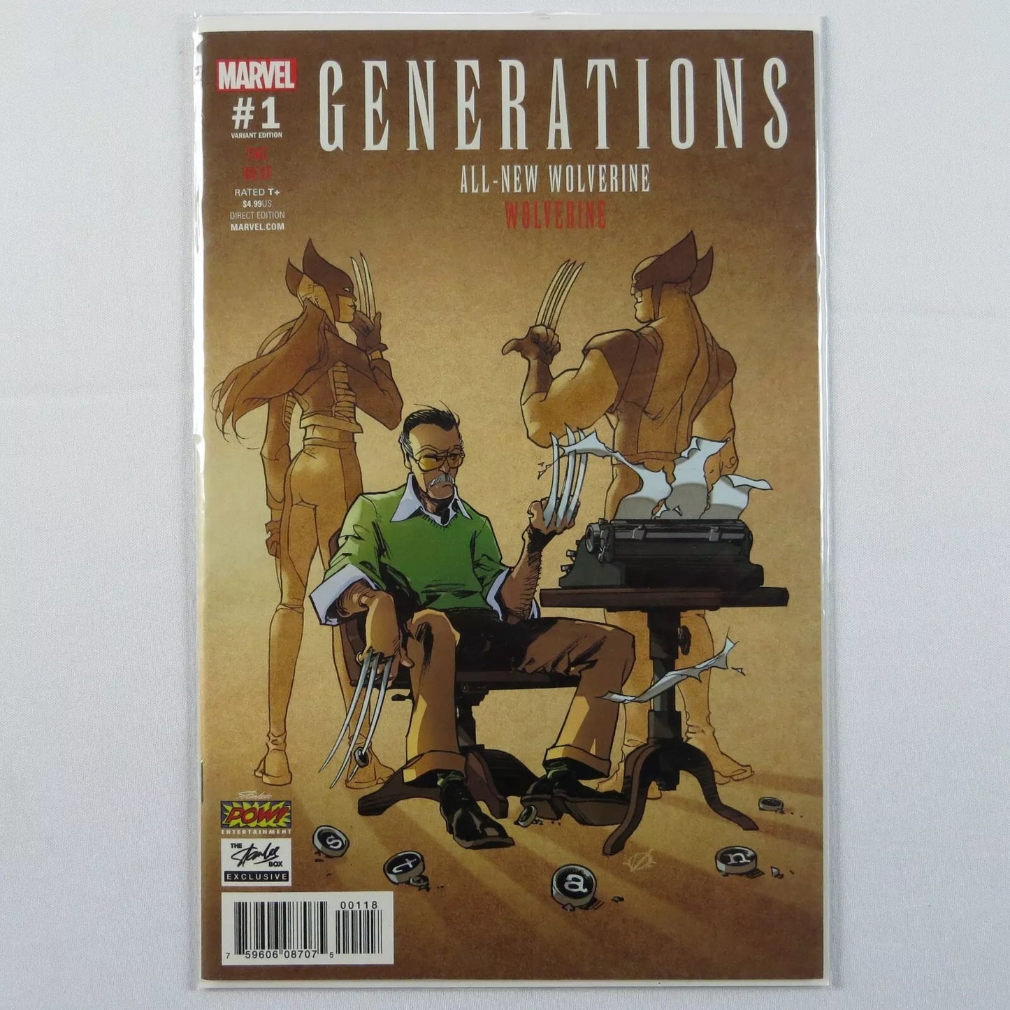 Generations: All New Wolverine #1 X-23 Stan Lee Comic Box Exclusive 2017 Variant
