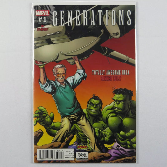 Generations Totally Awesome Hulk/Hulk#1 Stan Lee Comic Box Variant