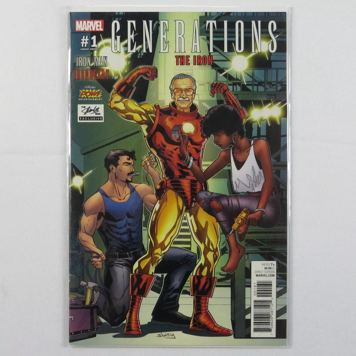 Generations #1: Iron Man Ironheart Stan Lee Box Variant