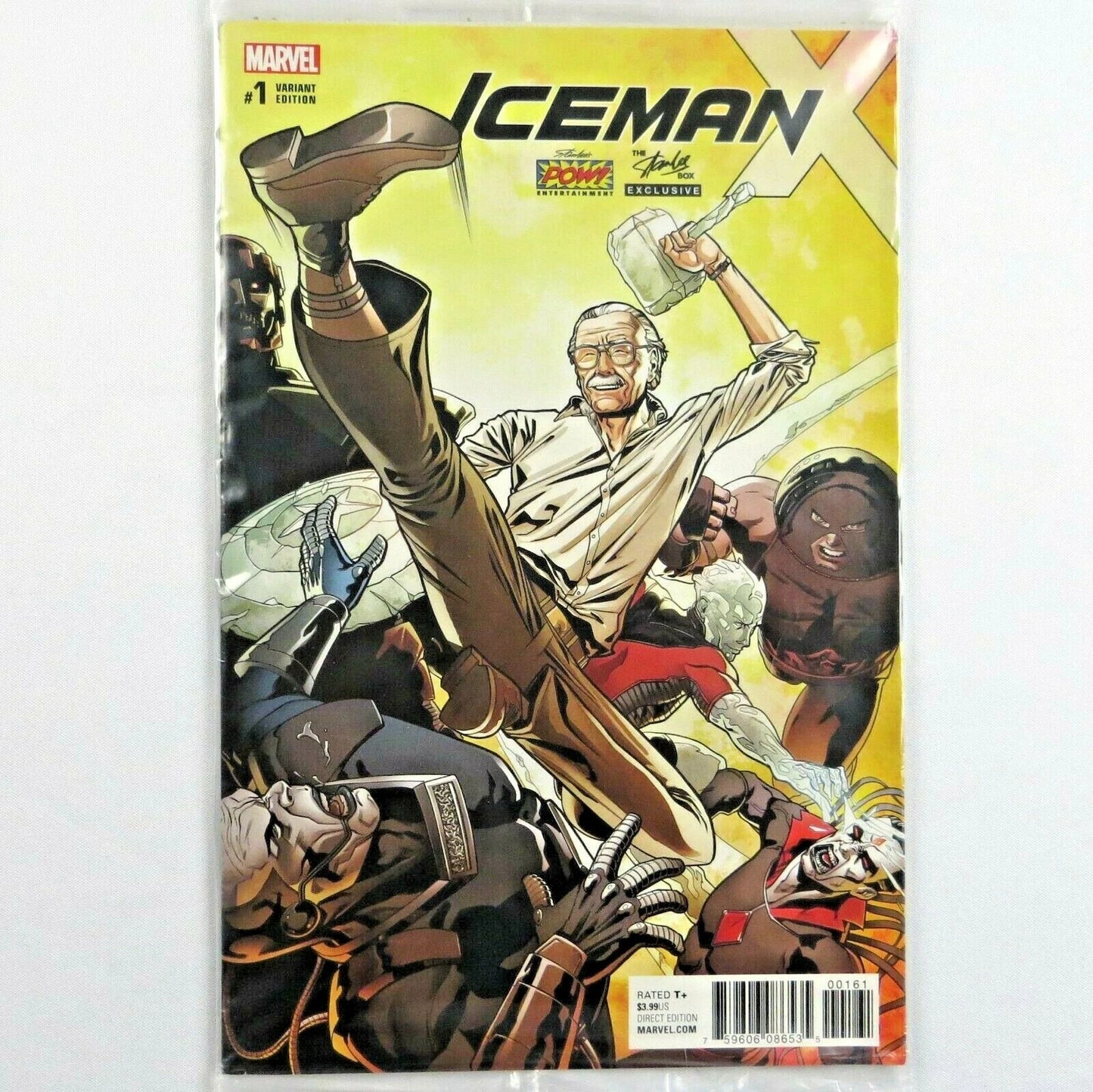 Iceman X #1 Stan Lee Comic Box Exclusive Cover 2017 Marvel Variant