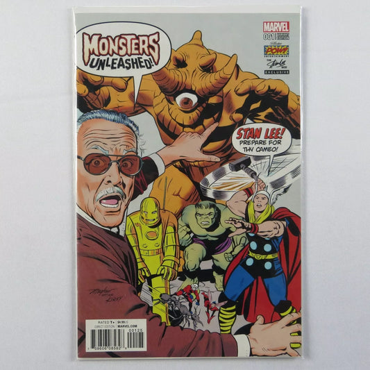 Marvel's Monsters Unleashed #1 Stan Lee Comic Box Exclusive 2017 Variant Endgame
